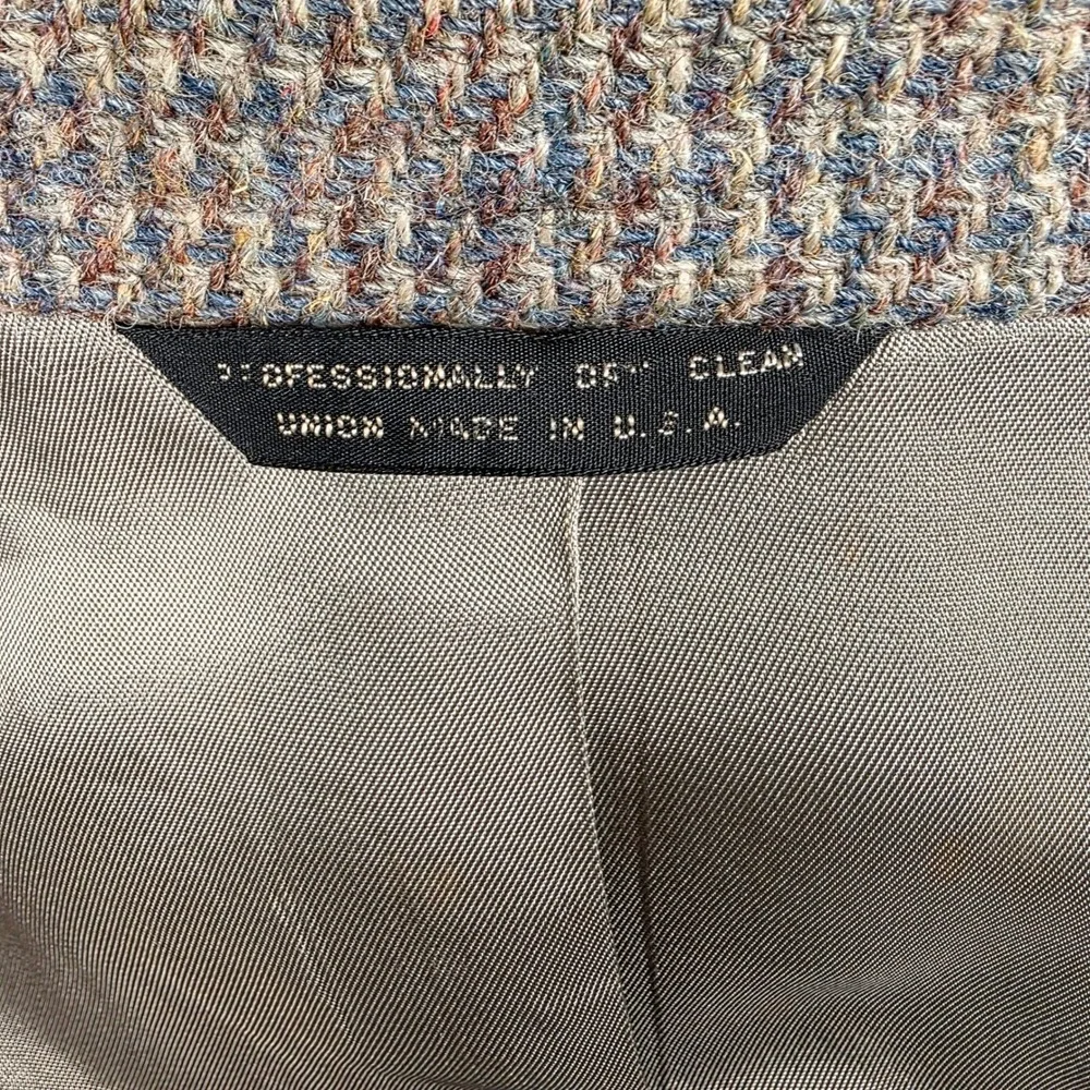 Harris Tweed single preppy